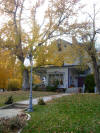Bliss Mansion Front in Fall